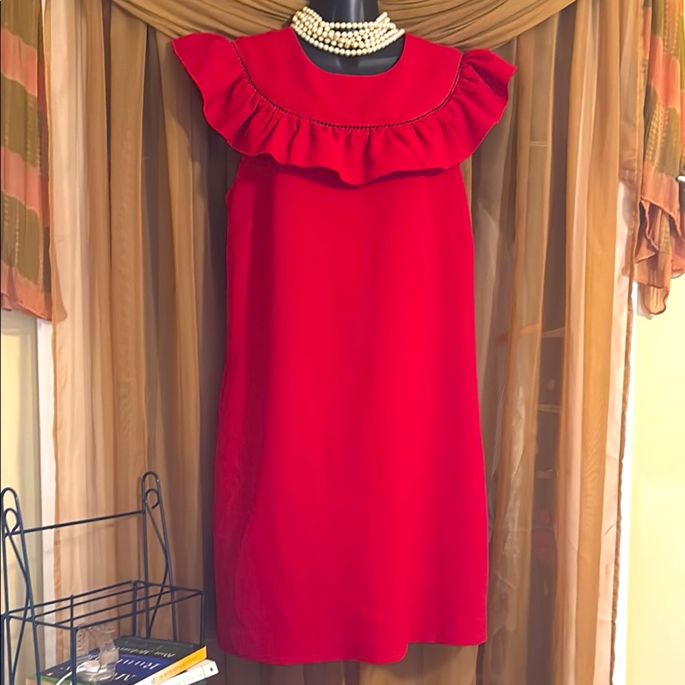TRINA TURK Red Sheath Dress-6